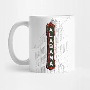 Alabama Theatre Sign Painting Mug